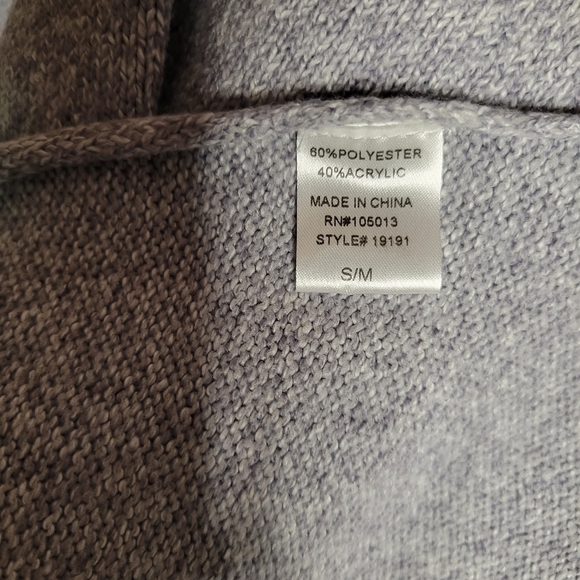 Andree by unit small medium grey cardigan button sweater - Picture 5 of 5